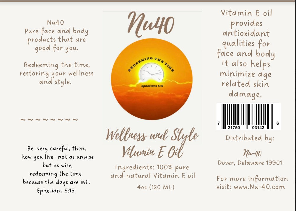 Vitamin E oil