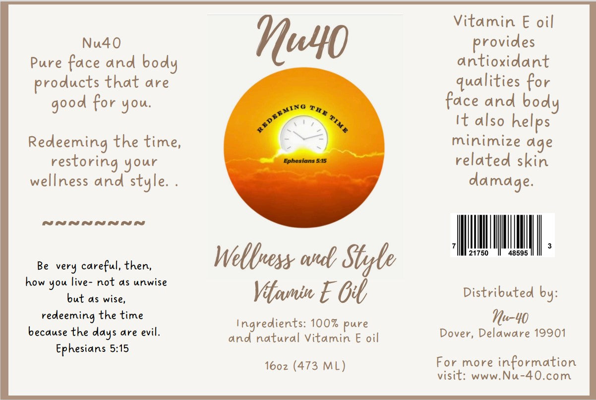 Vitamin E oil